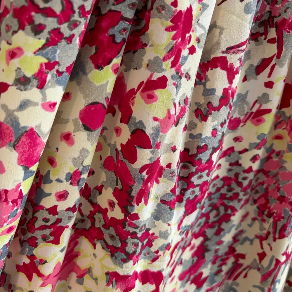 Banana Republic Silky Floral Print Dress - Medium